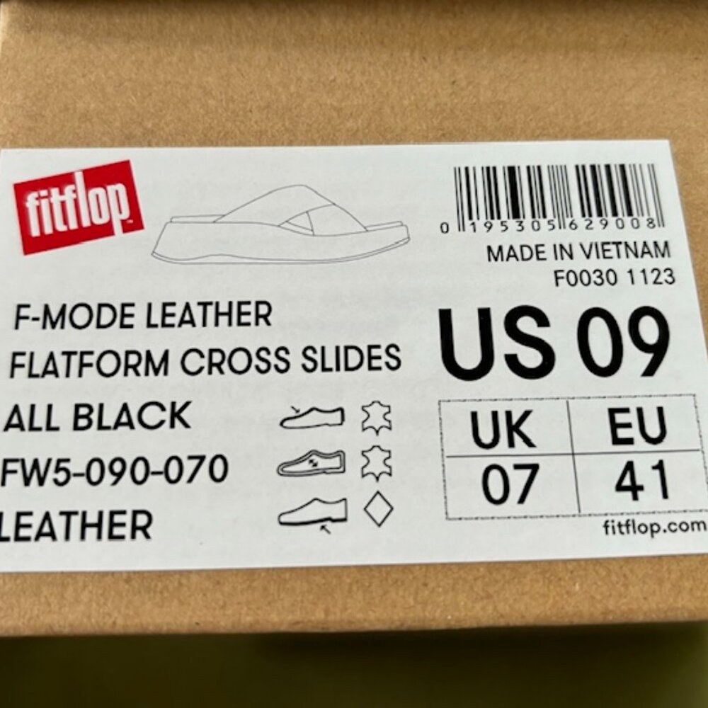 Fit Flop F-Mode Leather Platform Slides - image 4